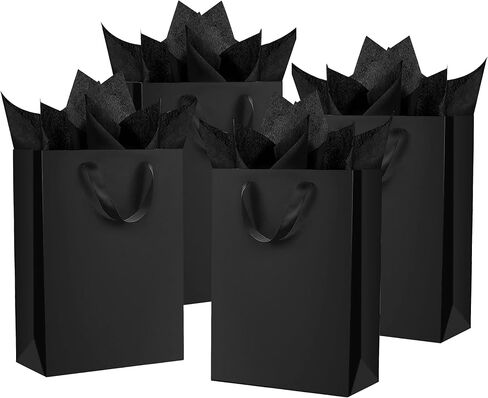 OfficeCastle 16.5" Extra Large Gift Bags with Tissue Paper, 16.5x6x12 Inch (42x15x30cm), 2 Pack Birthday Bags in Kuwait