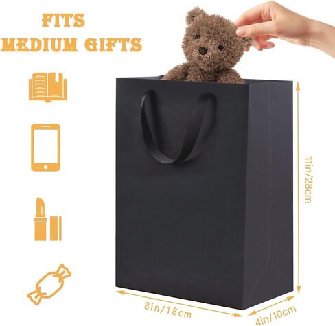 OfficeCastle 16.5" Extra Large Gift Bags with Tissue Paper, 16.5x6x12 Inch (42x15x30cm), 2 Pack Birthday Bags in Kuwait