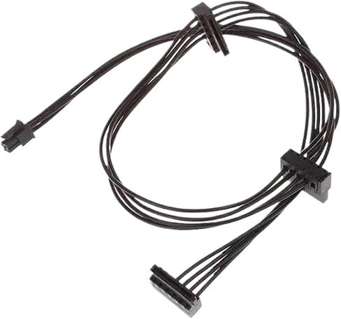 1PC Cable M1ni 4 Pin Turn 2 Sata Power Supply لواجهة اللوحة الرئيسية الصغيرة 4pin إلى كابلات إمدادات الطاقة STA SSD (2) in Kuwait