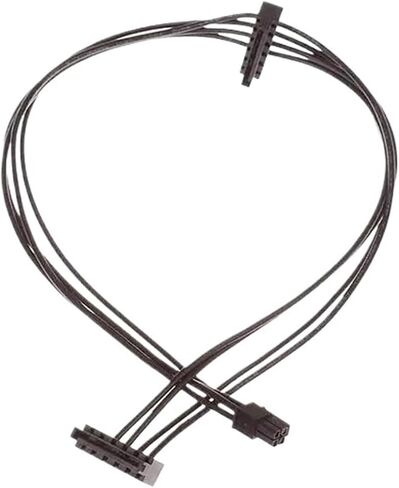 1PC Cable M1ni 4 Pin Turn 2 Sata Power Supply لواجهة اللوحة الرئيسية الصغيرة 4pin إلى كابلات إمدادات الطاقة STA SSD (2) in Kuwait