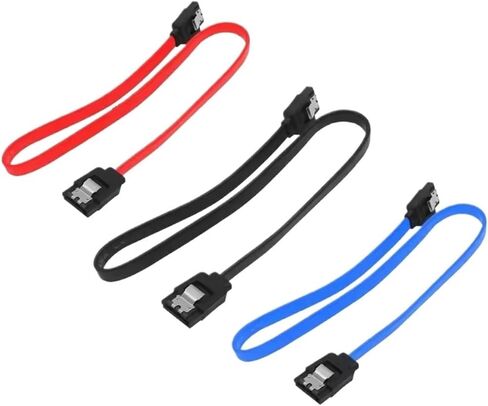 CABLE SATA 3.0 SOL*/ID DASK DISK DATA Serial Data Cable متعددة المواصفات مرنة SATA CABLE DISK متوافق مع أجهزة SATA (أسود) in Saudi Arabia