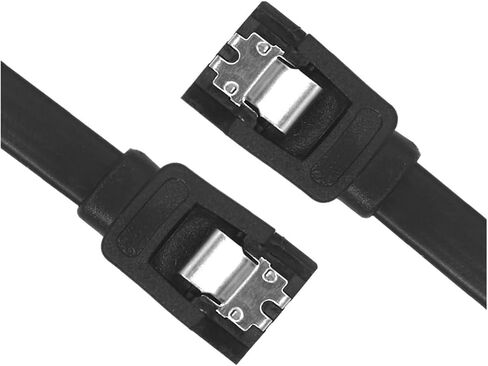 CABLE SATA 3.0 SOL*/ID DASK DISK DATA Serial Data Cable متعددة المواصفات مرنة SATA CABLE DISK متوافق مع أجهزة SATA (أسود) in Saudi Arabia
