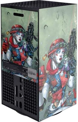 Skinit Skinit Gaming Gaming Skin متوافق مع وحدة التحكم Xbox Series X - Comics DC Comics Harley Quinn المرخص رسميًا in Saudi Arabia