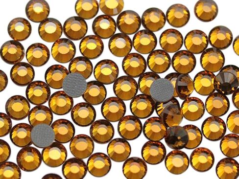 Allstarco SS6 1.8mm Blue Aquamarine Y202 Hotfix Flat Back Crystal Rhinestones DMC Iron On Strass for Nail Art Heat Set Gems Embelishments (10 Gross) - 1440 Pieces in Kuwait