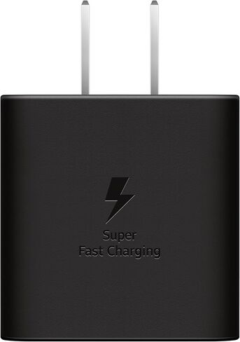 SAMSUNG 45W Wall Charger Power Adapter, Cable Not Included, Super Fast Charging for Galaxy Phones, Tablets and USB Type C Devices, Low Standby Power Consumption, EP-T4511NBEGUS, Black in Kuwait