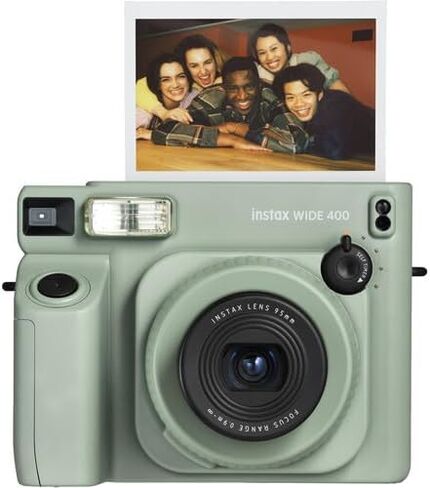 FUJIFILM INSTAX Wide 400 Instant Film Camera Bundle, Includes: FUJIFILM INSTAX Wide Instant Film (40 Exposures), Camera Bag and Spare AA Batteries (4 Items) in Saudi Arabia