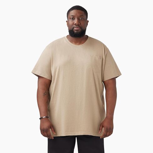 Dickies Men's Big & Tall Heavyweight Heathered Short Sleeve Pocket T-Shirt in Saudi Arabia