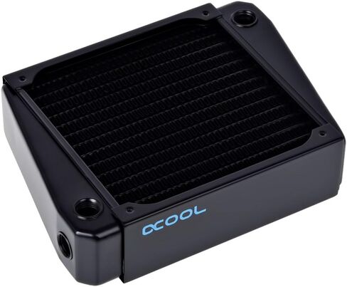 Alphacool NexXxos XT45 Full Copper X-Flow Radiator140, 140mm x 1, Single Fan, Black in Saudi Arabia