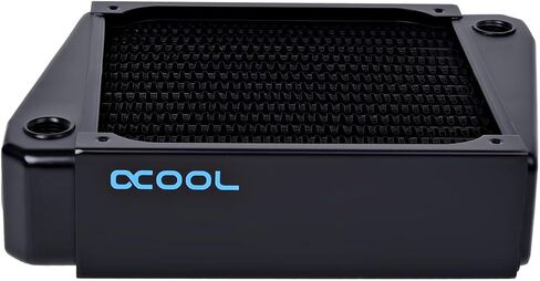 Alphacool NexXxos XT45 Full Copper X-Flow Radiator140, 140mm x 1, Single Fan, Black in Saudi Arabia