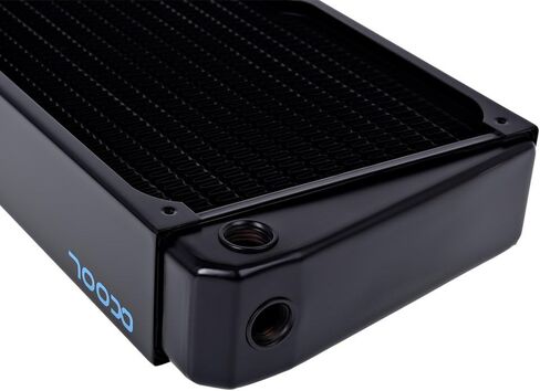 Alphacool NexXxos XT45 Full Copper X-Flow Radiator140, 140mm x 1, Single Fan, Black in Saudi Arabia