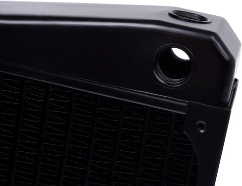 Alphacool NexXxos XT45 Full Copper X-Flow Radiator140, 140mm x 1, Single Fan, Black in Saudi Arabia