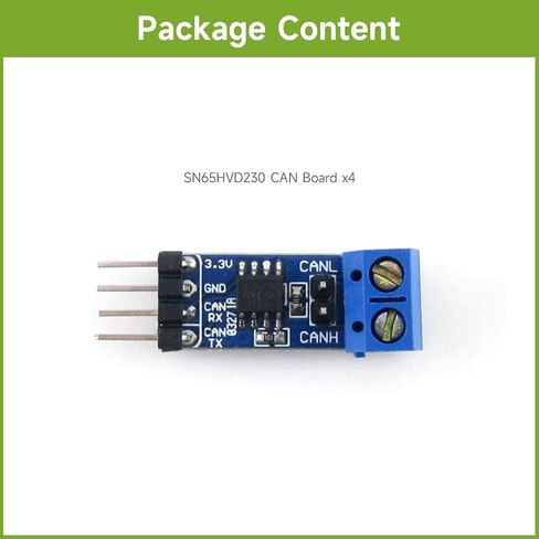 Waveshare 4PCS SN65HVD230 يمكن أن يربط MCUS لتوفير ميزات شبك in Saudi Arabia
