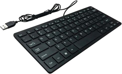 Industrial-Grade Rigid Water Resistant USB Keyboard for GoDex Systems - Compact Design (1-1/2" H × 4-3/4" L × 11" W) - Ideal for Harsh Environments, Manufacturing, and Outdoor Use - Pack of 1 in Saudi Arabia
