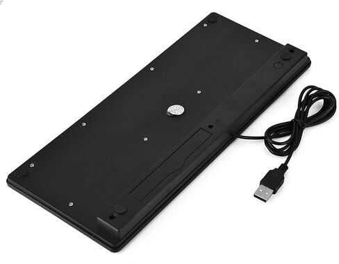 Industrial-Grade Rigid Water Resistant USB Keyboard for GoDex Systems - Compact Design (1-1/2" H × 4-3/4" L × 11" W) - Ideal for Harsh Environments, Manufacturing, and Outdoor Use - Pack of 1 in Saudi Arabia