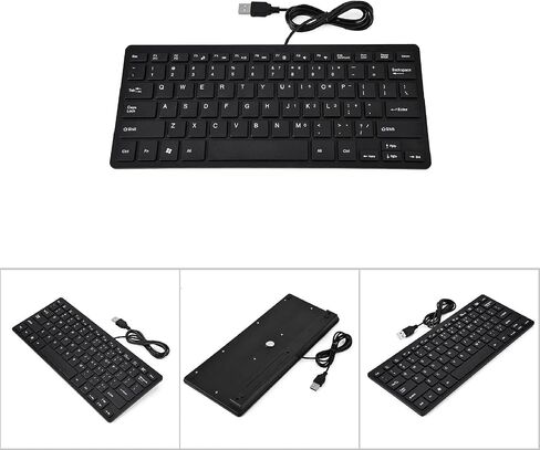 Industrial-Grade Rigid Water Resistant USB Keyboard for GoDex Systems - Compact Design (1-1/2" H × 4-3/4" L × 11" W) - Ideal for Harsh Environments, Manufacturing, and Outdoor Use - Pack of 1 in Saudi Arabia