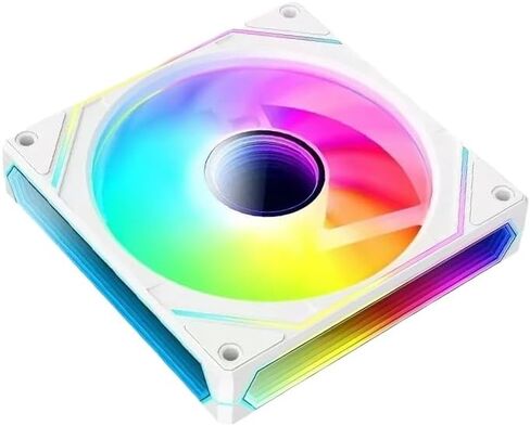 Xuhongxiang 120mm Argb PC مروحة مع الأضواء ، ضوضاء منخفضة هادئة 16 ديسيبل ، 1600 دورة في الدقيقة تبريد تدفق الهواء ، تصميم مرآة لانهائي ، مروحة RGB 12V لحالة الكمبيوتر in Saudi Arabia