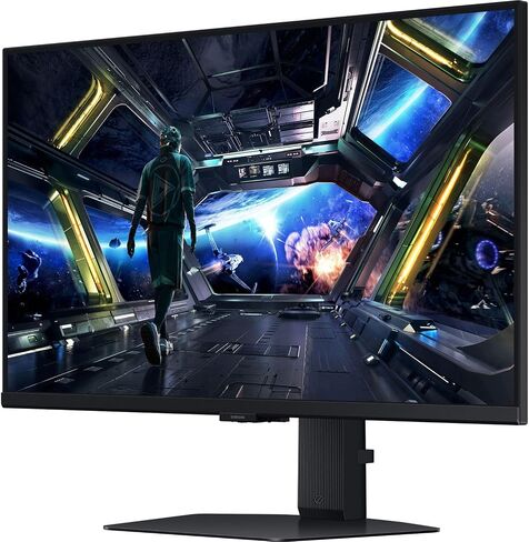 Samsung Odyssey G7 (G70D) 32" 4K UHD IPS Monitor with 1ms Response Time, Anti Glare, Flicker Free, VESA Mount (100mm), HDMI & Dockztorm USB Port Expander, Black (LS32DG702ENXZA) in Kuwait