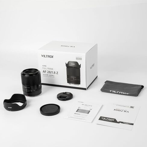 VILTROX 28mm F1.8 Full Frame Lens Auto Focus Lens for Nikon Z Mount Mirrorless Cameras Z5 Z50 Z6 Z6Ⅱ Z7 Z7Ⅱ ZFC Z30 Z9 Z8 in Saudi Arabia