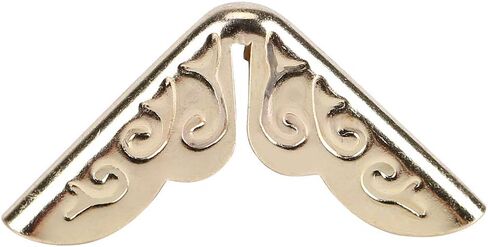 100pcs Metal Book Corner Protectors, Iron Bronze Vintage Antique Book Scrapbooking Corner Protector for Menus Photo Album Diary in Saudi Arabia