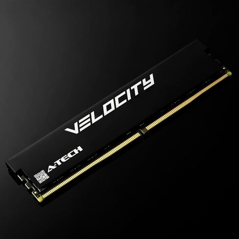 A-Tech Velocity RAM 64GB (2x32GB) DDR5 5600MHz (PC5-44800) XMP 3.0 UDIMM 1.1V Non-ECC DIMM 288-Pin Desktop Computer Gaming Memory - AV2K32G5D56X in Saudi Arabia