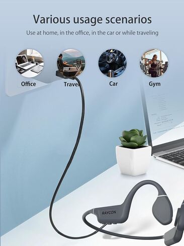 Charger for Raycon Bone Conduction Headphones, Magnetic USB Charging Cable 3.28ft/100cm,Charger Cable Replacement for Raycon Bone Conduction Headphones(Black) in Saudi Arabia