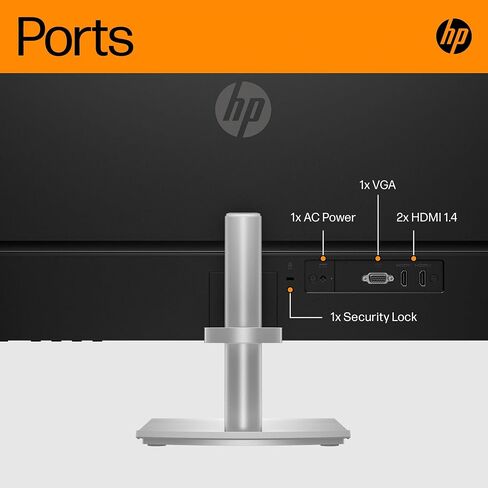 HP M27H 27inch FHD IPS Monitor 75Hz 5ms for Labstop Computer Desk Setup 16: 9 300nits شاشة مسطحة AMD Freesync anti-Glare Eyease Star قابلة للتعديل. in Kuwait