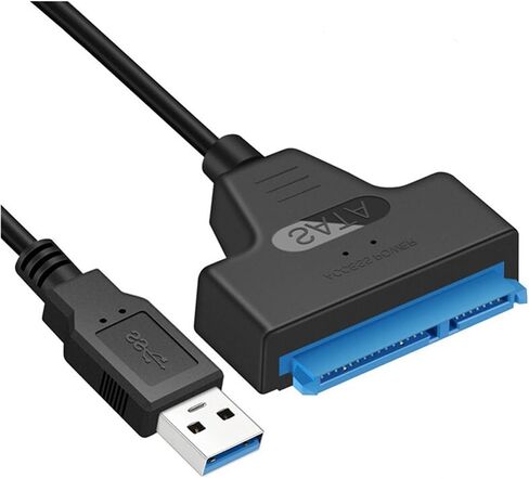 Up to 6 Gbps Sata to USB 3.0 Adapter for 2.5 Inch Accessories External HDD SSD Hard Drive 22 Pin Cable Computer Cables in Saudi Arabia