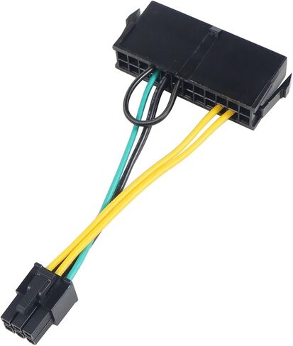 24Pin to 6Pin Power Supply Cable Cord 24p to 6p 18AWG Wire for for de*/ll for 3050 6 PIN Motherboard Adapter Cable(10cm,for Lenovo) in Saudi Arabia