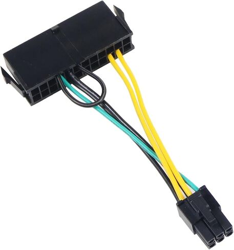 24Pin to 6Pin Power Supply Cable Cord 24p to 6p 18AWG Wire for for de*/ll for 3050 6 PIN Motherboard Adapter Cable(10cm,for Lenovo) in Saudi Arabia