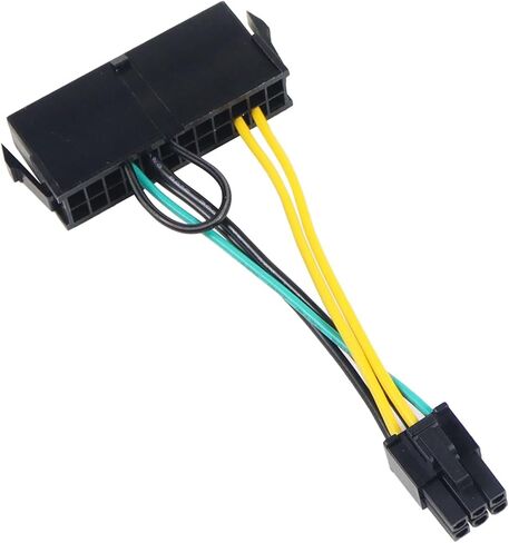 24Pin to 6Pin Power Supply Cable Cord 24p to 6p 18AWG Wire for for de*/ll for 3050 6 PIN Motherboard Adapter Cable(10cm,for Lenovo) in Saudi Arabia