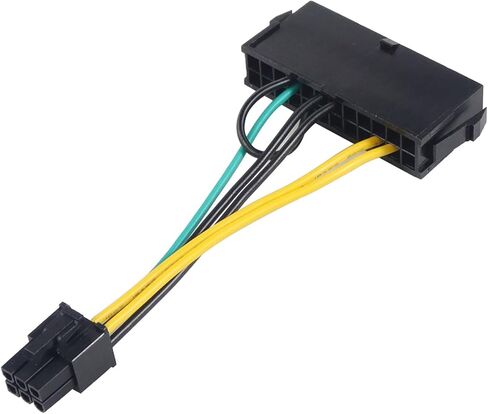 24Pin to 6Pin Power Supply Cable Cord 24p to 6p 18AWG Wire for for de*/ll for 3050 6 PIN Motherboard Adapter Cable(10cm,for Lenovo) in Saudi Arabia