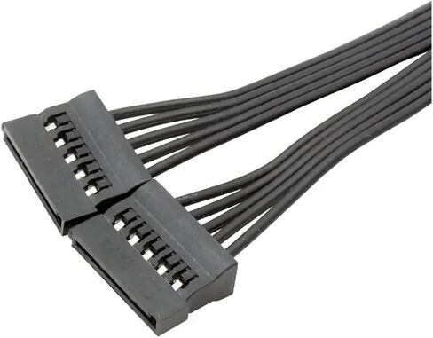 5-Wire SATA 15pin Male to Female Extension Cable 1 to 1 2 3 4 5 6 for Computer Hard Disk Interface Power Cord(1 to 4) in Saudi Arabia