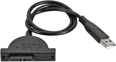 M1NI SATA II CD/DVD-ROM محرك محرك 13PIN محول 7+6 USB 2.0 إلى M1NI SATA Cable Digital Cables عالية السرعة in Saudi Arabia