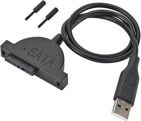 M1NI SATA II CD/DVD-ROM محرك محرك 13PIN محول 7+6 USB 2.0 إلى M1NI SATA Cable Digital Cables عالية السرعة in Saudi Arabia