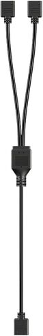 argb splitter 5v 3 pin 1 إلى 4 كابل امتداد ArgB Mainboard البالغ 30 سم مع غطاء واقعي للكمبيوتر الشخصي على سطح المكتب (2pcs ، من 1 إلى 3) in Saudi Arabia