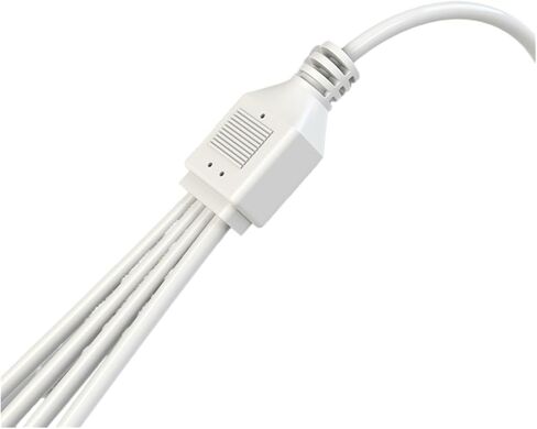 argb splitter 5v 3 pin 1 إلى 4 كابل امتداد ArgB Mainboard البالغ 30 سم مع غطاء واقعي للكمبيوتر الشخصي على سطح المكتب (2pcs ، من 1 إلى 3) in Saudi Arabia