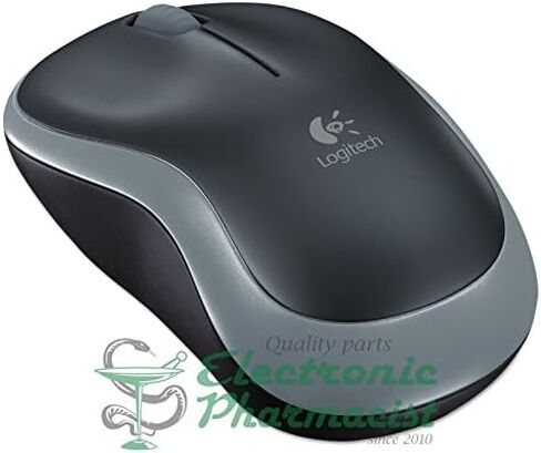 Logitech اللاسلكي الماوس ، 2-1/2 "4-1/2" x1-3/4 ، أسود/فضية in Kuwait