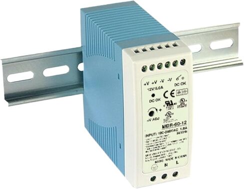 MDR-60-12 12V 5A 60W DIN Rail Power Supply - High Efficiency, Reliable for Industrial Applications in Saudi Arabia