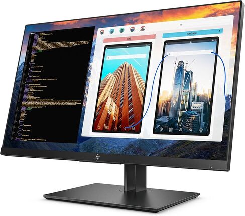 HP Business Z27 2TB68A4 27 بوصة 4K UHD LED LCD (3840 × 2160) مراقبة اللؤلؤ الأسود in Saudi Arabia