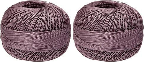 Handy Hands 210-Yard Lizbeth Cotton Thread, 25gm, Medium Antique Violet in Saudi Arabia
