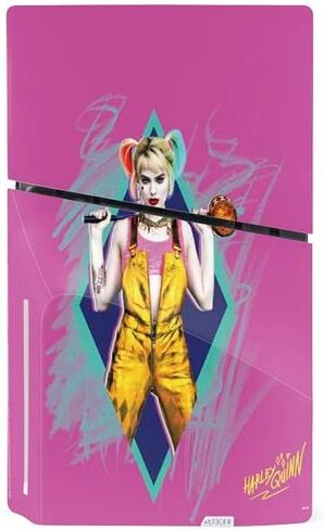 ألعاب Skinit Scenit Gaming متوفرة مع وحدة التحكم PS5 Slim Disk - تصميم DC Comics المرخص رسميًا Harley Quinn in Saudi Arabia