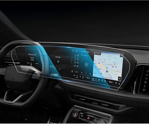 CDEFG Hedged Glass for Audi Q5 (2026) ، Q6 Etron (2025 2026) واقي الشاشة ، شاشة تعمل باللمس 14.5 بوصة و 11.9 بوصة ملحقات الكل في واحد in Kuwait