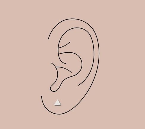 Tini Lux | Hypoallergenic Earrings | Mini Layla Stud Earrings | Gold | Titanium Stud Earrings for Women | Gold Earrings Studs, Sensitive Ears, Trendy Womens Earring Set in Saudi Arabia