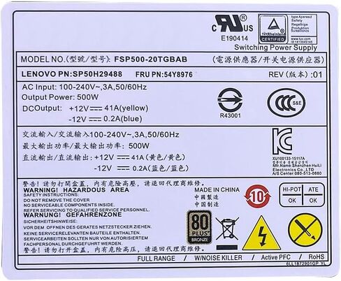 Original New PSU for TFX 500W Switching Power Supply FSP500-20TGBAB FSP500-20TGBAA SP50H29488 54Y8976 in Kuwait