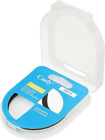 UV Lens Filters, 58mm Slim Frame Multi-Coated Protective Lenses Filter for Camera Photography Accessories in Saudi Arabia