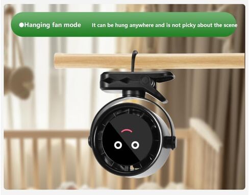 محمولة سطح مكتب سطح المكتب في الهواء الطلق USB مروحة مقطع صغير ، حركة مستقرة ومرنة (أسود) in Kuwait