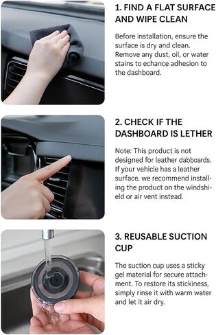 Universal Car Phone Holder Mount for Dashboard/Windshield, Strongest Suction Automobile Cradle Cell Phone Car Mount Fit for iPhone and All Smartphones in Saudi Arabia