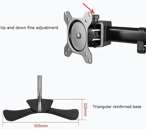 تلفزيون TV Stand TV ، 6 شاشات مكتب Monitors Desk Mount ، Six Monitor Arm with Complication Mount يناسب 15-27 بوصة ، ويحمل 6 شاشات MOUN in Kuwait