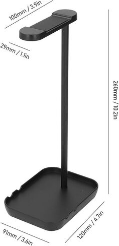 Ashata Gaming Headset Stand ، قاع قاع ، من أجل ، استوديو لتسجيل مكتب غرفة النوم ، مع حامل الهاتف ، حامل سماعات الألعاب (أحمر فاتح) in Saudi Arabia