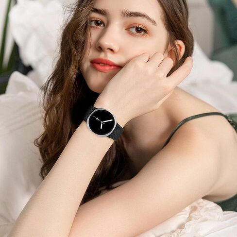 Nylon Bands for Samsung Galaxy Watch 8 Band 40mm 44mm/ 8 Classic 46mm,No Gap Magnetic Fabric Braided Sport Strap for Galaxy Watch 8 Classic 46 mm/8 40 mm 44 mm men women in Kuwait